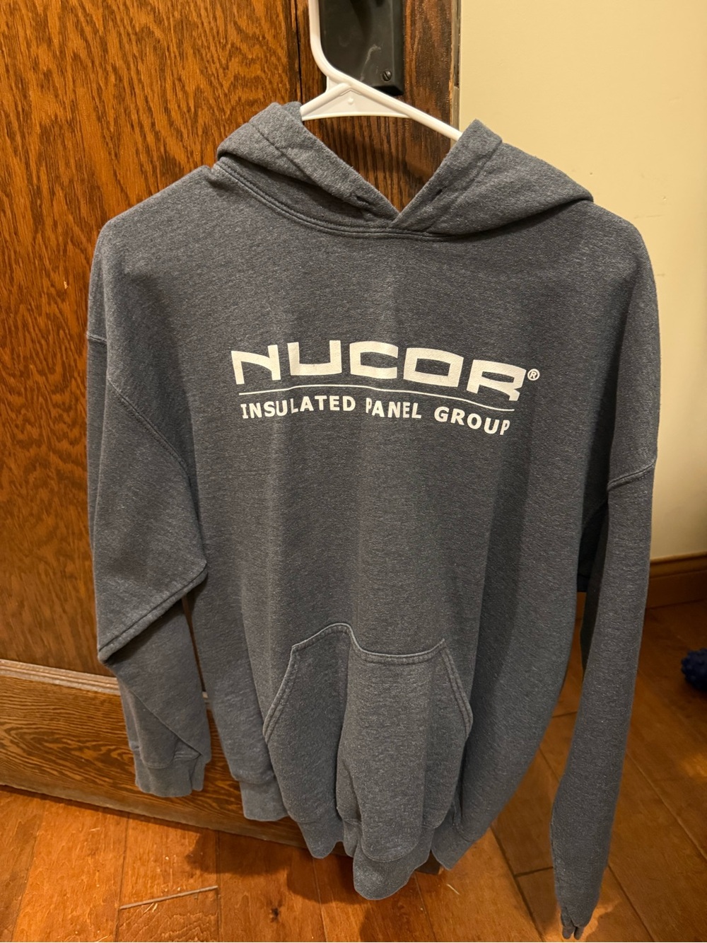 Nucor Navy Blue Logo Hoodie
